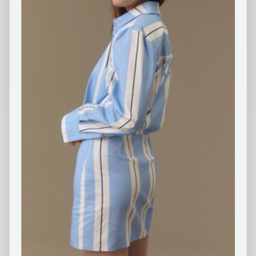 LAST CHANCE!! BNWT GRAY LAB POWER MINI IN BLUE WHITE STRIPE AT A STEAL PRICE